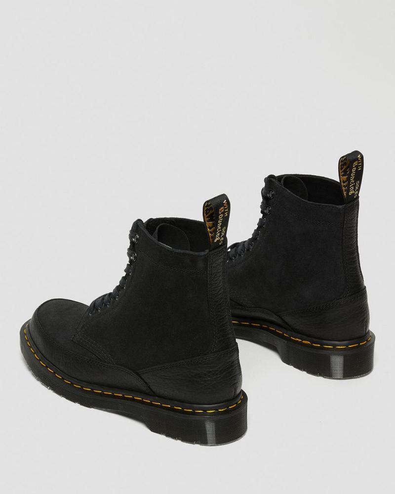 Dr Martens 1460 Guard Made in England Leren Veterlaarzen Heren Zwart | NL 296EBC